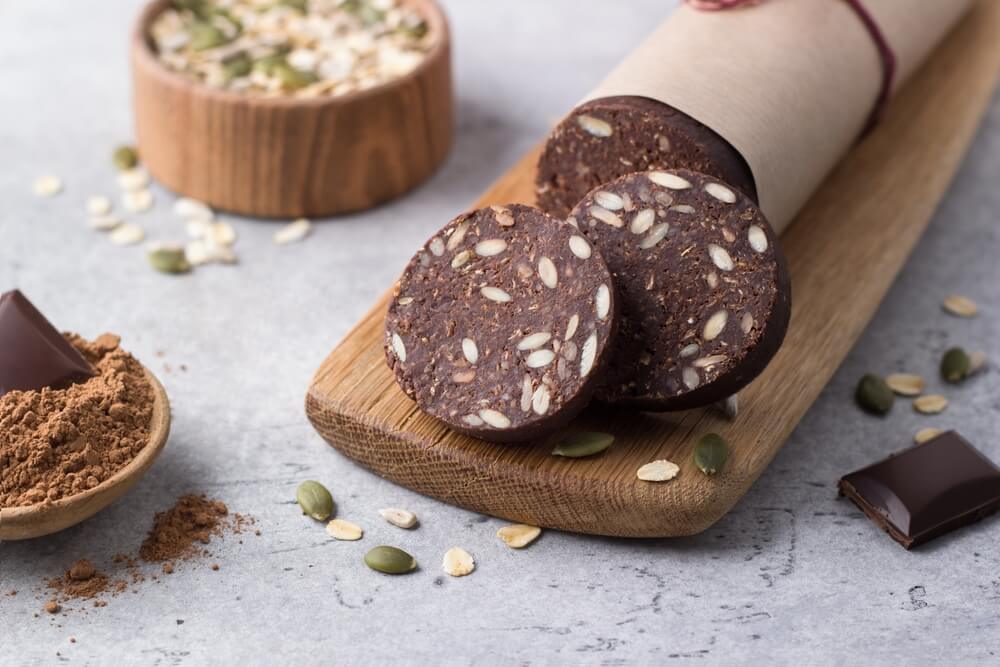 Salame di cioccolato al caffè d'orzo: ricetta