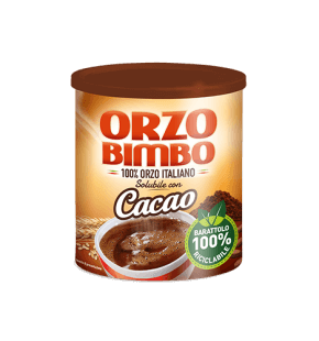 Orzo e cacao solubile